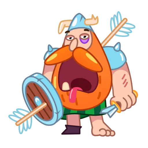 🫠 Эмодзи «Tormund The Nomad» для Telegram