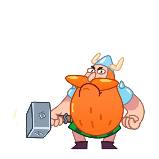 😡 Эмодзи «Tormund The Nomad» для Telegram