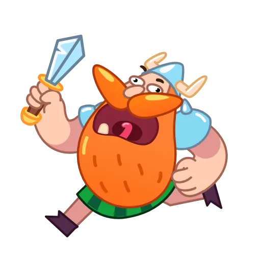 🏃‍♂ Эмодзи «Tormund The Nomad» для Telegram