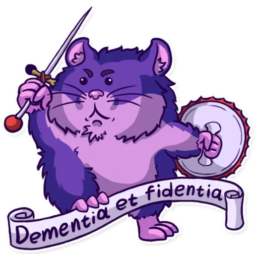 ⚔ Стикер «English version - NotHamster» для Telegram