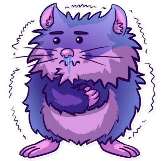 ❄ Стикер «English version - NotHamster» для Telegram