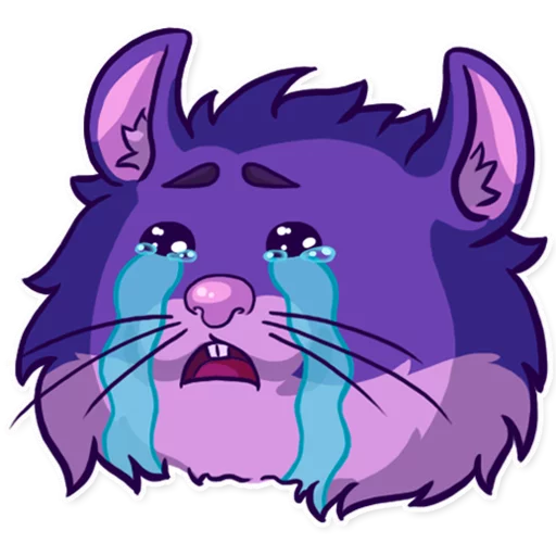 😢 Стикер «English version - NotHamster» для Telegram