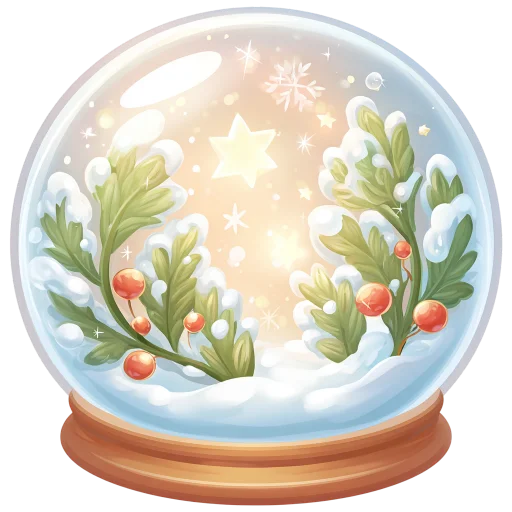 💚 Стикер «новогодний уют» для Telegram
