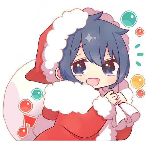 🎅 Стикер «Новогодняя парочка» для Telegram