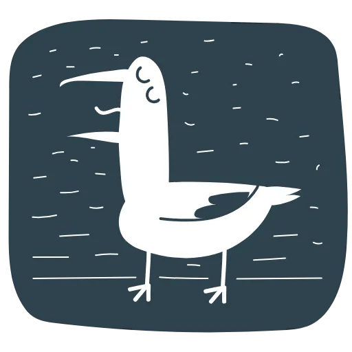 🪿 Стикер «Нуар» для Telegram