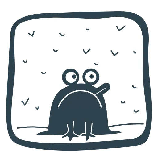 🐸 Стикер «Нуар» для Telegram