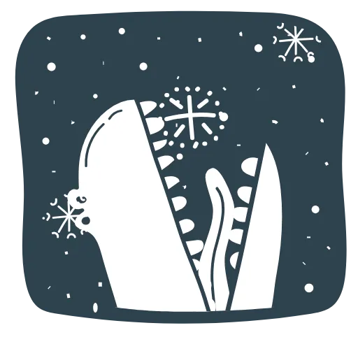 ❄️ Стикер «Нуар» для Telegram