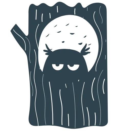 🦉 Стикер «Нуар» для Telegram