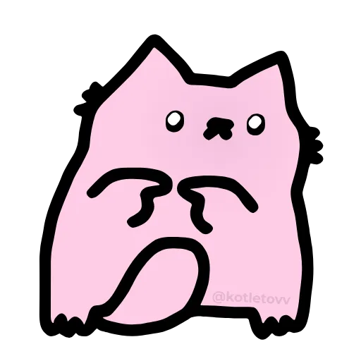 🥺 Эмодзи «Nub Nub Cat» для Telegram
