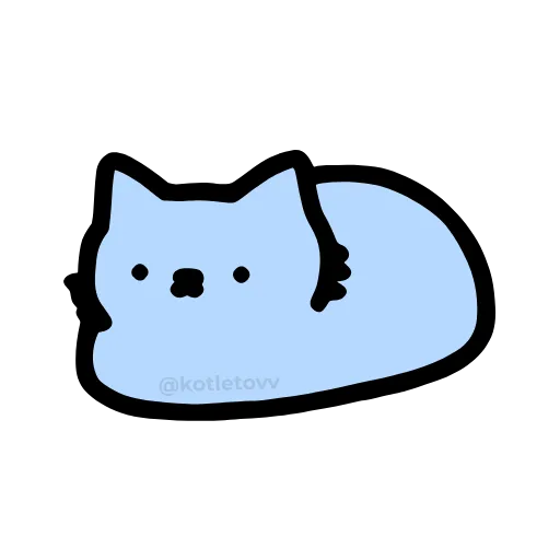 🍞 Эмодзи «Nub Nub Cat» для Telegram