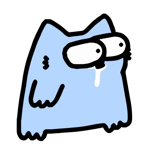 😳 Эмодзи «Nub Nub Cat» для Telegram