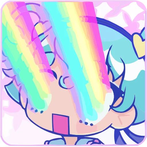 🌈 Эмодзи «Нумико» для Telegram