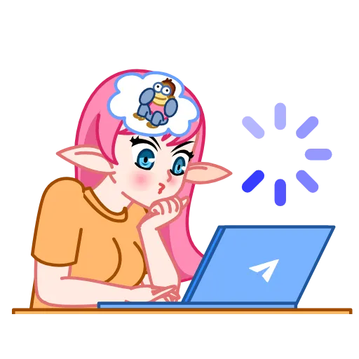🤔 Стикер «Chan» для Telegram