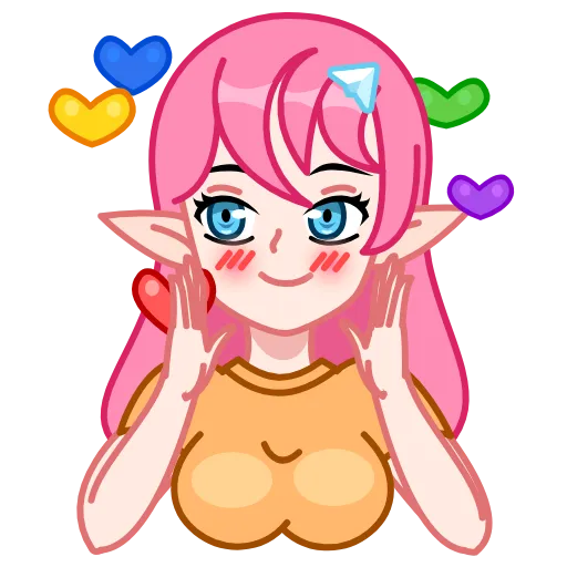 🥰 Стикер «Chan» для Telegram