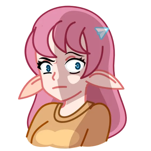 🤨 Эмодзи «Nya Chan» для Telegram