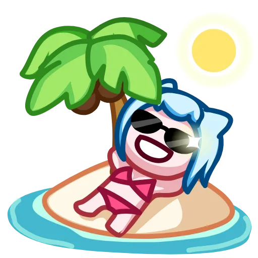 🏝 Эмодзи «Nya Emoji» для Telegram