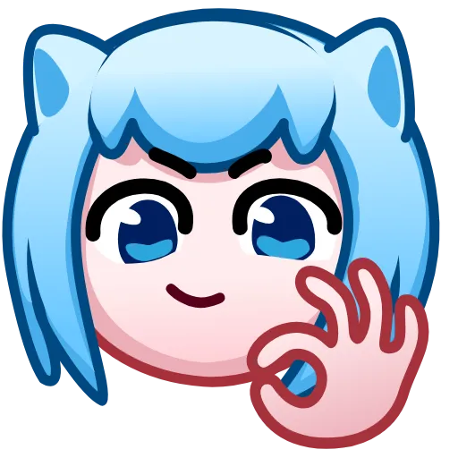 👌 Эмодзи «Nya Emoji» для Telegram