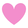 ❤️ Эмодзи «Розовые буквы, косметика» для Telegram