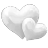 🤍 Эмодзи «White #white #color #cute #status» для Telegram