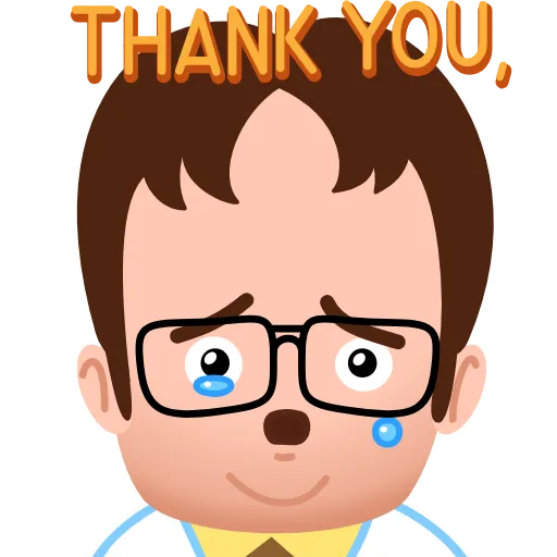 🥹 Эмодзи «The Office» для Telegram