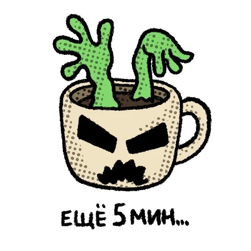 🥱 Стикер «Ohra Monsters Mood» для Telegram