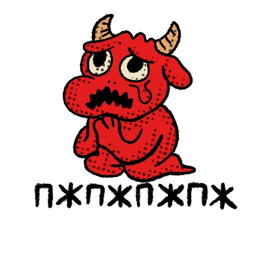 😊 Стикер «Ohra Monsters Mood» для Telegram