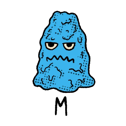 😕 Стикер «Ohra Monsters Mood» для Telegram