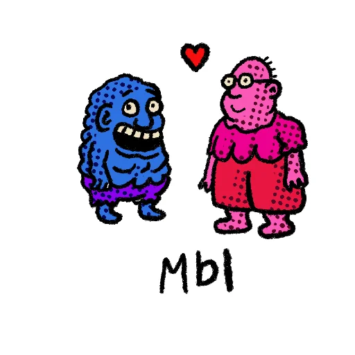 🥰 Стикер «Ohra Monsters Mood» для Telegram