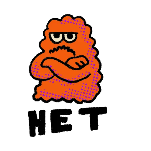 😉 Стикер «Ohra Monsters Mood» для Telegram