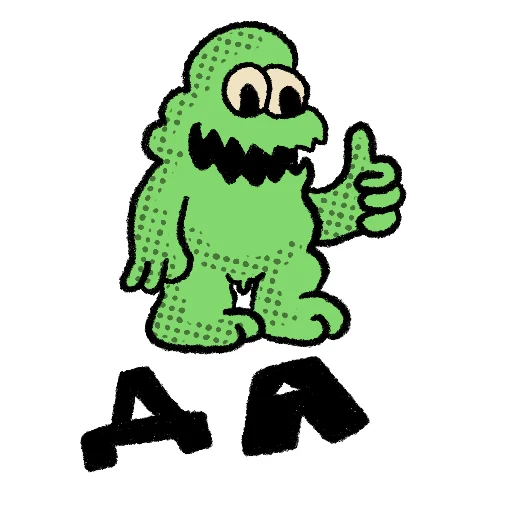 👍 Стикер «Ohra Monsters Mood» для Telegram
