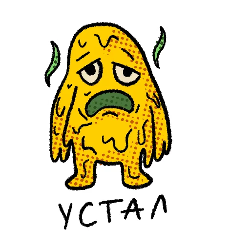 😭 Стикер «Ohra Monsters Mood» для Telegram
