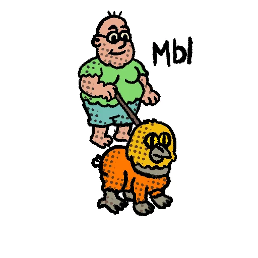 ❤️ Стикер «Ohra Monsters Mood» для Telegram