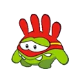 ☹️ Эмодзи «Om Nom Emoji» для Telegram