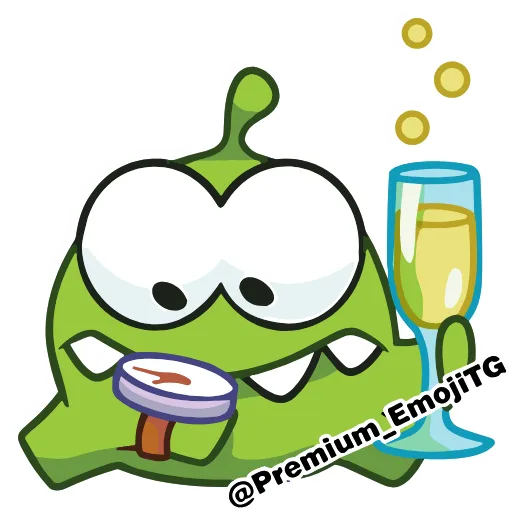 🩷 Эмодзи «New Year Om Nom Новогодний Ам Ням» для Telegram