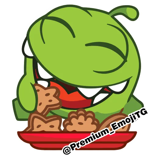 🩷 Эмодзи «New Year Om Nom Новогодний Ам Ням» для Telegram