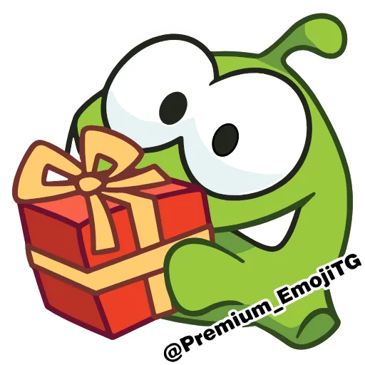 🩷 Эмодзи «New Year Om Nom Новогодний Ам Ням» для Telegram