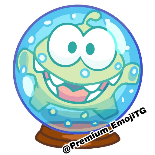 🔮 Эмодзи «New Year Om Nom Новогодний Ам Ням» для Telegram