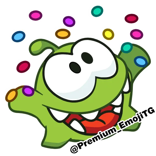 🩷 Эмодзи «New Year Om Nom Новогодний Ам Ням» для Telegram