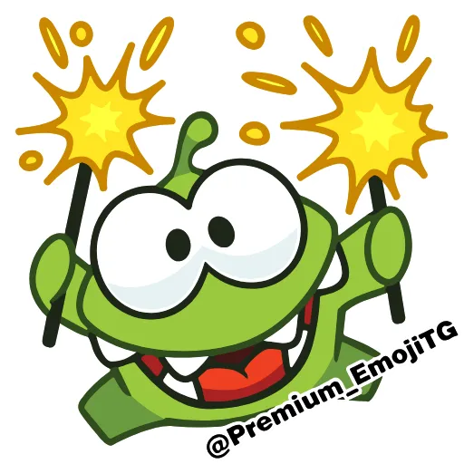 🩷 Эмодзи «New Year Om Nom Новогодний Ам Ням» для Telegram