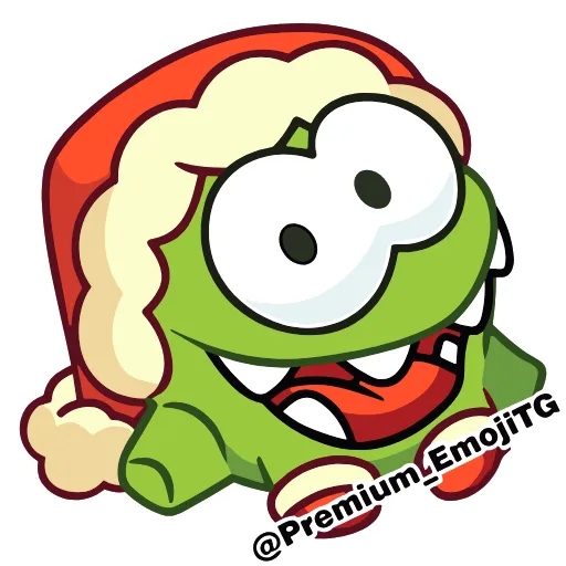 🩷 Эмодзи «New Year Om Nom Новогодний Ам Ням» для Telegram