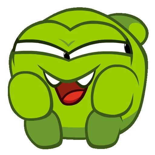 😈 Стикер «Om Nom» для Telegram
