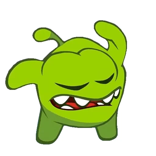 😮‍💨 Стикер «Om Nom» для Telegram