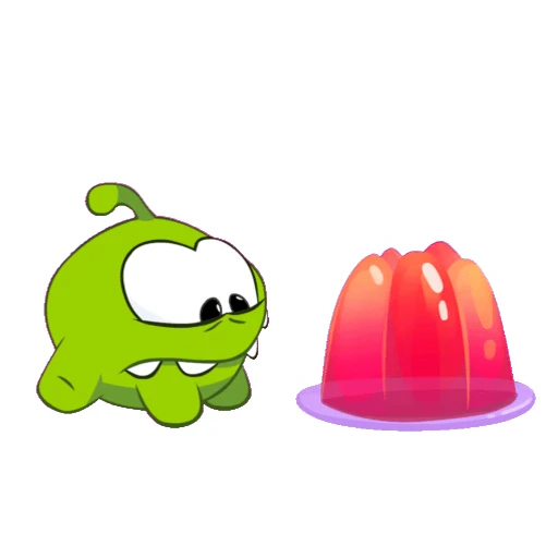 🧑‍🦱 Стикер «Om Nom» для Telegram
