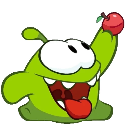 🍎 Стикер «Om Nom» для Telegram