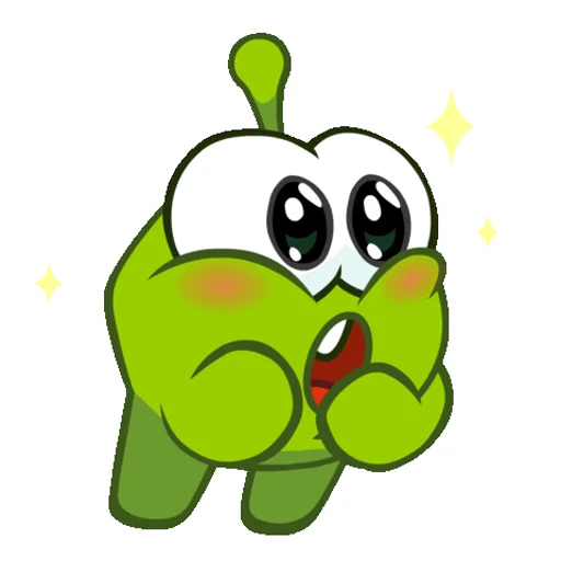 🤩 Стикер «Om Nom» для Telegram