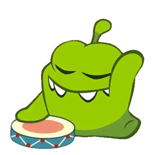 🥁 Стикер «Om Nom» для Telegram