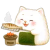 🍢 Эмодзи «Onigiri Cat» для Telegram