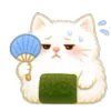 🥵 Эмодзи «Onigiri Cat» для Telegram