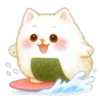 🏄‍♀️ Эмодзи «Onigiri Cat» для Telegram