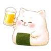 🍺 Эмодзи «Onigiri Cat» для Telegram